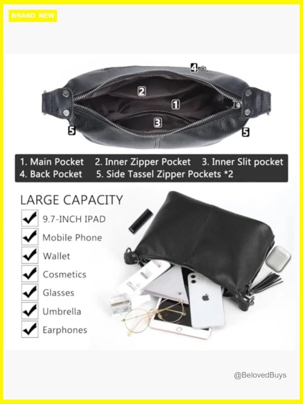 Small Hobo Purse Shoulder Bag Crossbody Tote Handbag with Strap Trendy